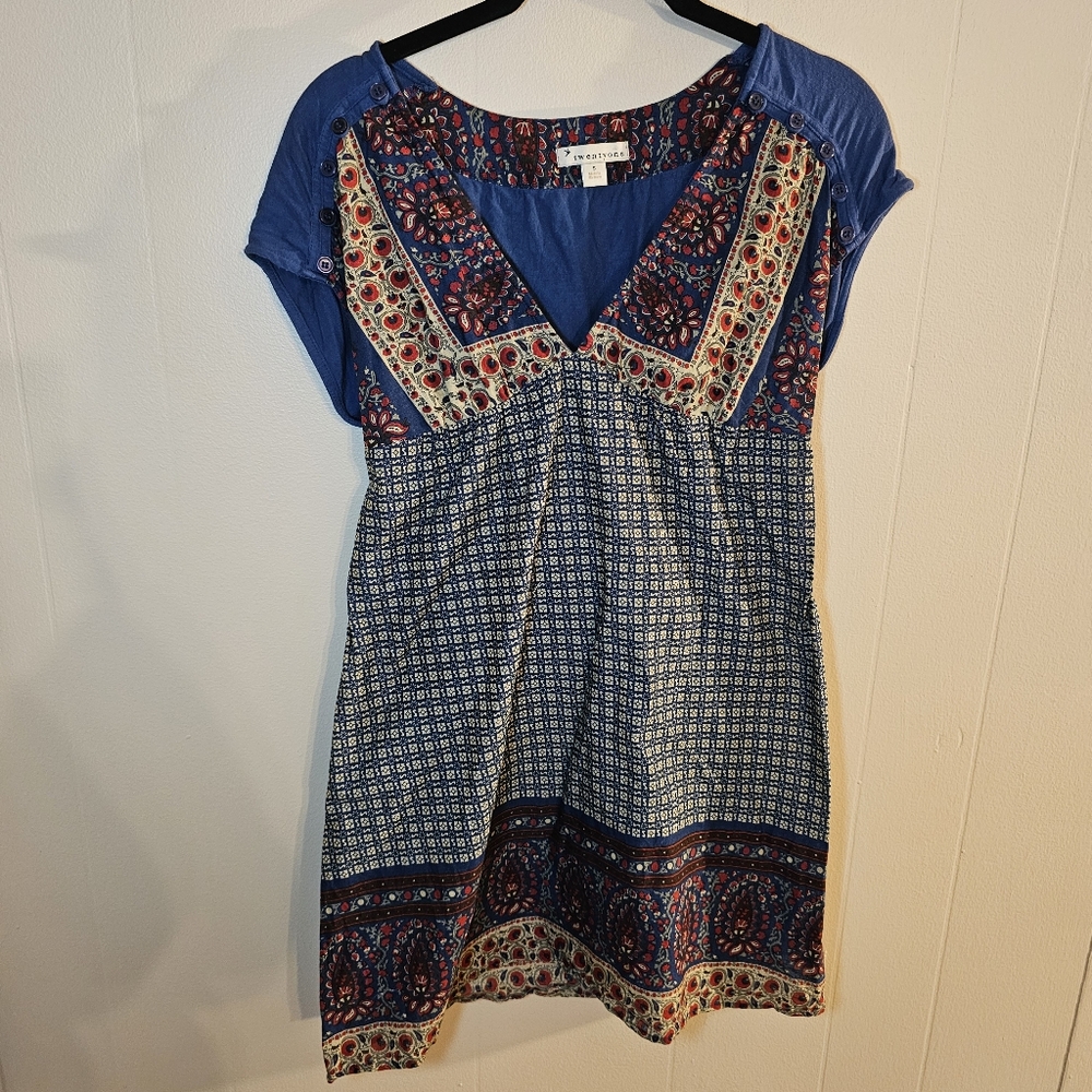 Twentyone Boho Bandana Babydoll Dress